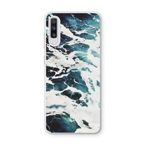 CaseCompany Golven: Samsung Galaxy A70 Transparant Hoesje