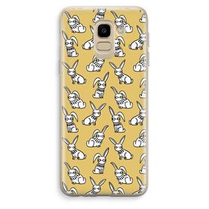 CaseCompany Haas: Samsung Galaxy J6 (2018) Transparant Hoesje