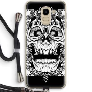 CaseCompany Seek & Destroy: Samsung Galaxy J6 (2018) Transparant Hoesje met koord