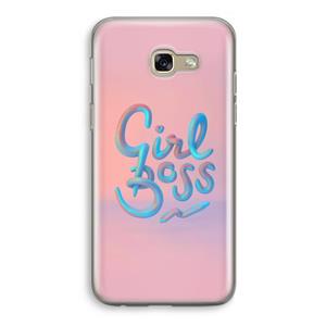 CaseCompany Girl boss: Samsung Galaxy A5 (2017) Transparant Hoesje
