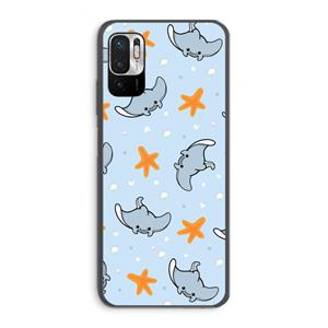 CaseCompany Manta: Xiaomi Redmi Note 10 5G Transparant Hoesje