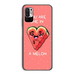 CaseCompany One In A Melon: Xiaomi Redmi Note 10 5G Transparant Hoesje