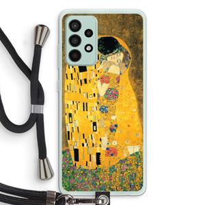 CaseCompany Der Kuss: Samsung Galaxy A52s 5G Transparant Hoesje met koord