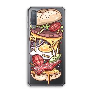 CaseCompany Diet Coke Please: Samsung Galaxy A7 (2018) Transparant Hoesje