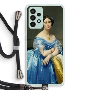 CaseCompany Eleonore: Samsung Galaxy A52s 5G Transparant Hoesje met koord