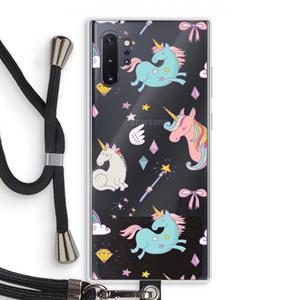 CaseCompany Fantasiewereld: Samsung Galaxy Note 10 Plus Transparant Hoesje met koord