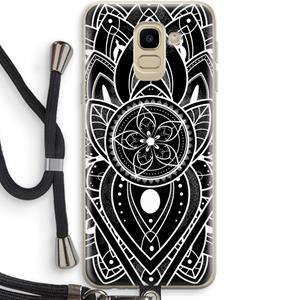 CaseCompany It's Complicated: Samsung Galaxy J6 (2018) Transparant Hoesje met koord