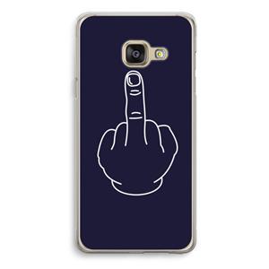 CaseCompany F**k U: Samsung Galaxy A3 (2016) Transparant Hoesje