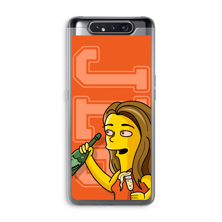 CaseCompany Jamie Lee Simpson: Samsung Galaxy A80 Transparant Hoesje