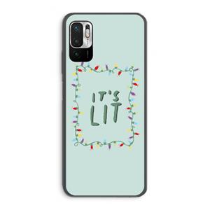 CaseCompany It's Lit: Xiaomi Redmi Note 10 5G Transparant Hoesje