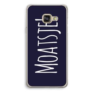 CaseCompany Moatsje!: Samsung Galaxy A3 (2016) Transparant Hoesje