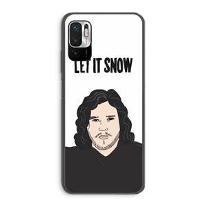 CaseCompany Let It Snow: Xiaomi Redmi Note 10 5G Transparant Hoesje
