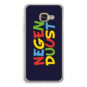 CaseCompany 90's One: Samsung Galaxy A3 (2016) Transparant Hoesje