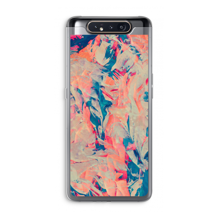 CaseCompany Alone: Samsung Galaxy A80 Transparant Hoesje