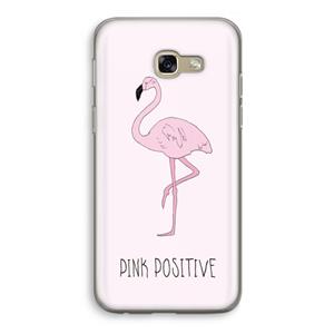 CaseCompany Pink positive: Samsung Galaxy A5 (2017) Transparant Hoesje