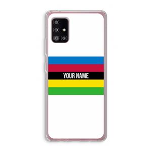 CaseCompany WK Wielrennen: Samsung Galaxy A51 5G Transparant Hoesje