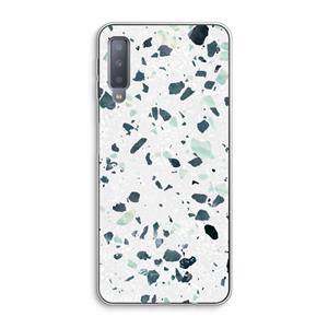 CaseCompany Terrazzo N°2: Samsung Galaxy A7 (2018) Transparant Hoesje