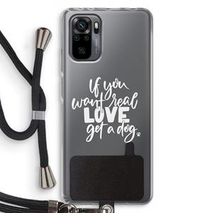 CaseCompany Partner in crime: Xiaomi Redmi Note 10 Pro Transparant Hoesje met koord