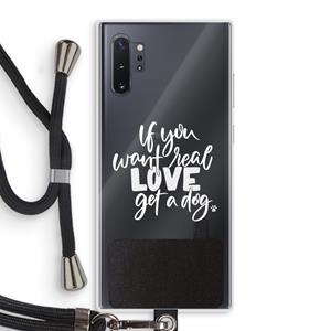 CaseCompany Partner in crime: Samsung Galaxy Note 10 Plus Transparant Hoesje met koord