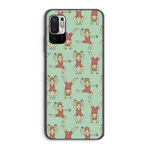 CaseCompany Gymboys: Xiaomi Redmi Note 10 5G Transparant Hoesje