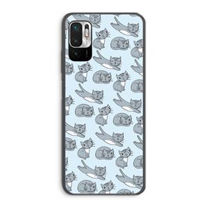 CaseCompany Poezen: Xiaomi Redmi Note 10 5G Transparant Hoesje