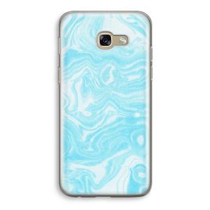 CaseCompany Waterverf blauw: Samsung Galaxy A5 (2017) Transparant Hoesje