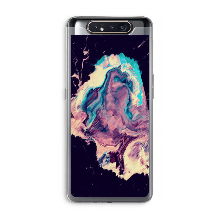 CaseCompany Cosmic Silence: Samsung Galaxy A80 Transparant Hoesje