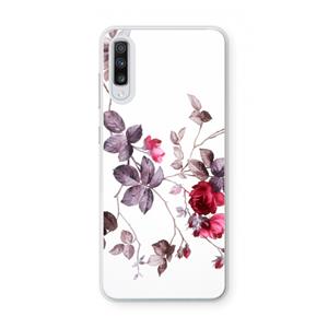 CaseCompany Mooie bloemen: Samsung Galaxy A70 Transparant Hoesje