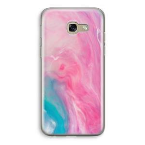 CaseCompany Roze explosie: Samsung Galaxy A5 (2017) Transparant Hoesje