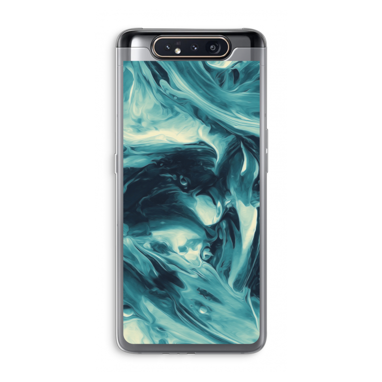 CaseCompany Dreaming About Whales: Samsung Galaxy A80 Transparant Hoesje