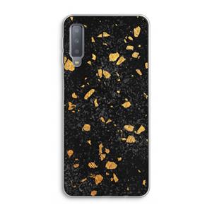CaseCompany Terrazzo N°7: Samsung Galaxy A7 (2018) Transparant Hoesje