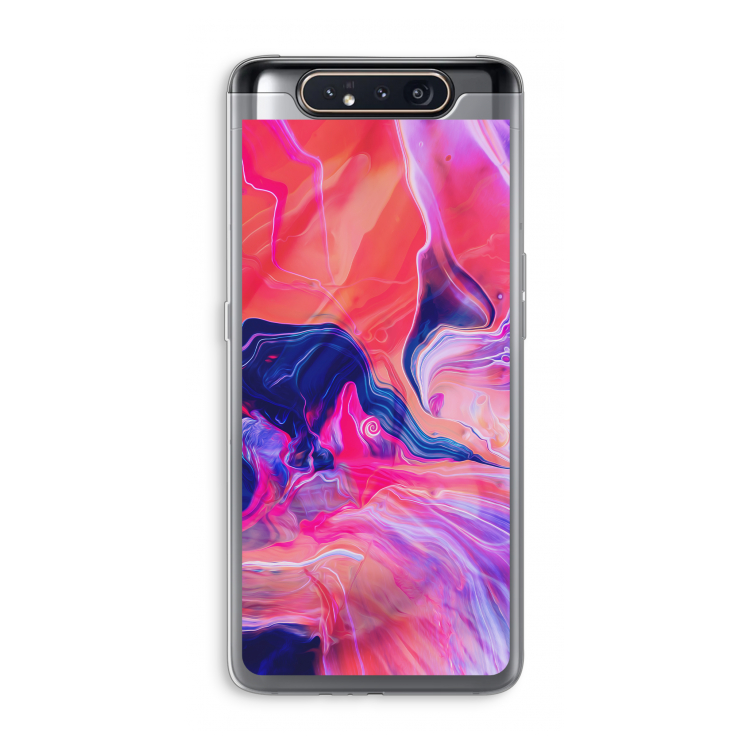 CaseCompany Earth And Ocean: Samsung Galaxy A80 Transparant Hoesje