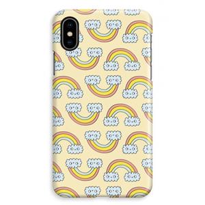 CaseCompany Regenboog: iPhone XS Max Volledig Geprint Hoesje