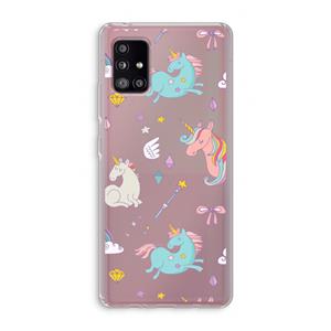 CaseCompany Fantasiewereld: Samsung Galaxy A51 5G Transparant Hoesje