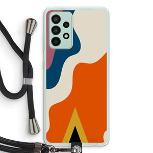 CaseCompany Noor A: Samsung Galaxy A52s 5G Transparant Hoesje met koord
