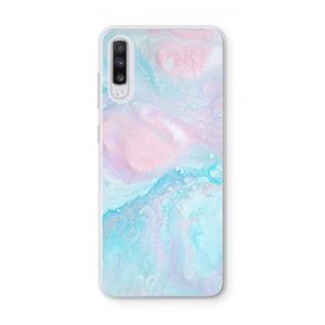CaseCompany Fantasie pastel: Samsung Galaxy A70 Transparant Hoesje