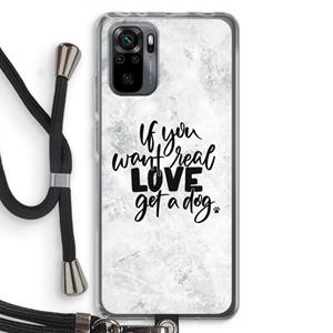 CaseCompany Partner in crime: Xiaomi Redmi Note 10 Pro Transparant Hoesje met koord