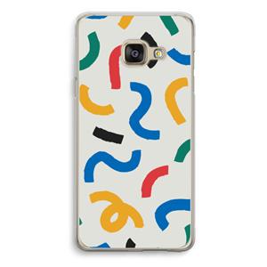 CaseCompany Illustratieve pop 2: Samsung Galaxy A3 (2016) Transparant Hoesje