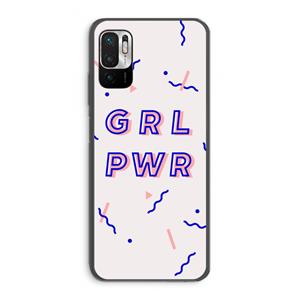 CaseCompany GRL PWR: Xiaomi Redmi Note 10 5G Transparant Hoesje