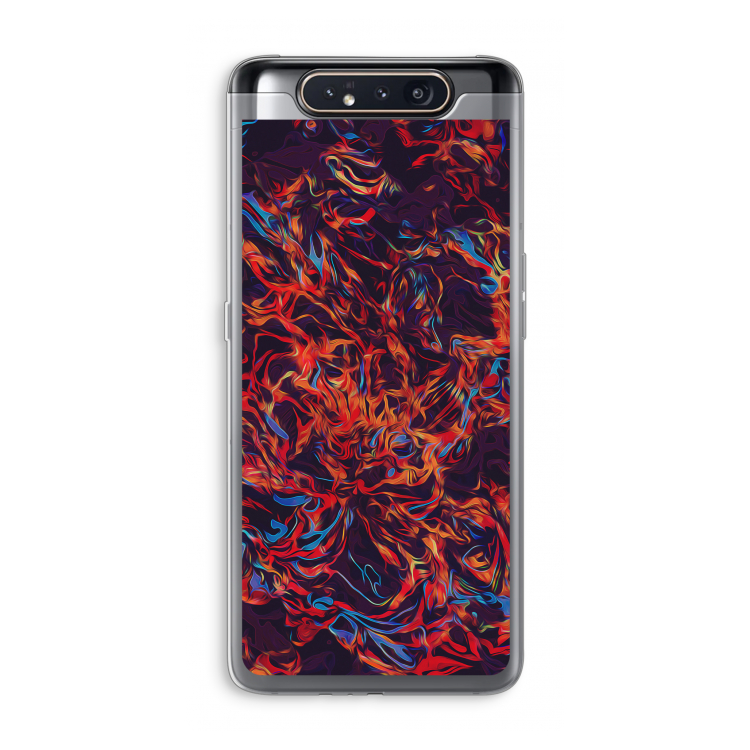 CaseCompany Lucifer: Samsung Galaxy A80 Transparant Hoesje