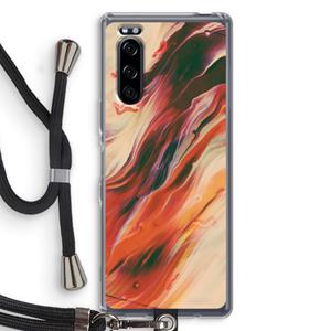 CaseCompany Forgotten Lands: Sony Xperia 5 Transparant Hoesje met koord