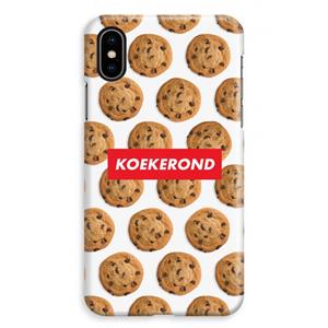 CaseCompany Koekerond: iPhone XS Max Volledig Geprint Hoesje