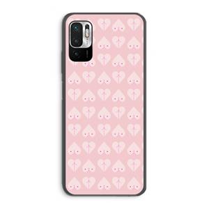 CaseCompany Ass 'n Titties: Xiaomi Redmi Note 10 5G Transparant Hoesje