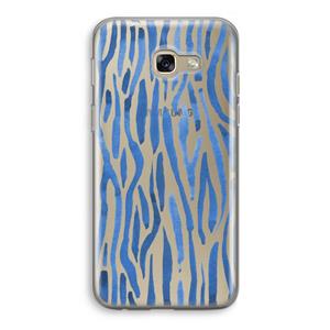 CaseCompany Blauwe nerven: Samsung Galaxy A5 (2017) Transparant Hoesje
