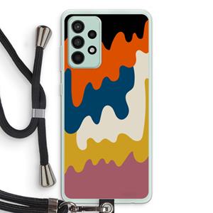CaseCompany Baar A: Samsung Galaxy A52s 5G Transparant Hoesje met koord