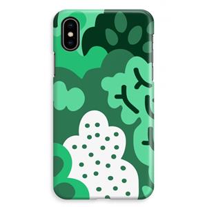 CaseCompany Bushes: iPhone XS Max Volledig Geprint Hoesje