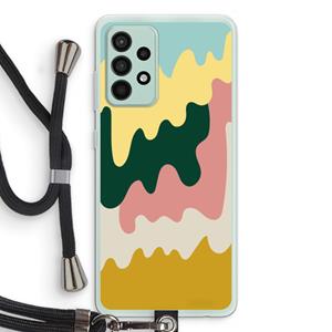 CaseCompany Baar B: Samsung Galaxy A52s 5G Transparant Hoesje met koord