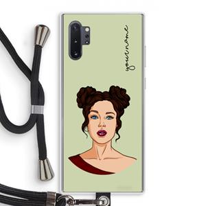 CaseCompany Pop-Art Creator: Samsung Galaxy Note 10 Plus Transparant Hoesje met koord
