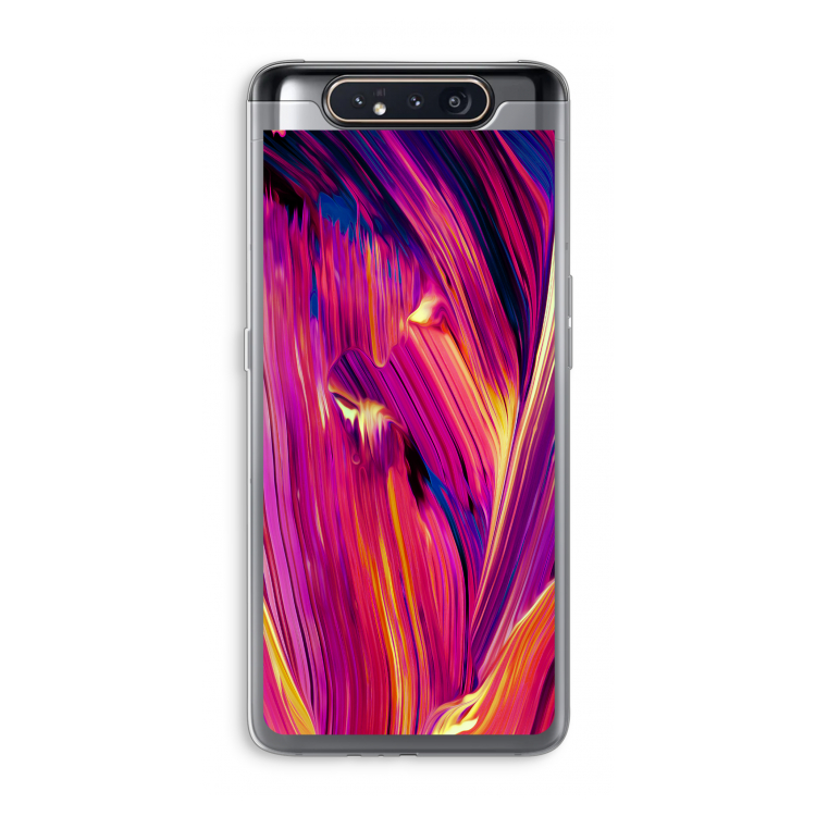 CaseCompany Phoenix: Samsung Galaxy A80 Transparant Hoesje