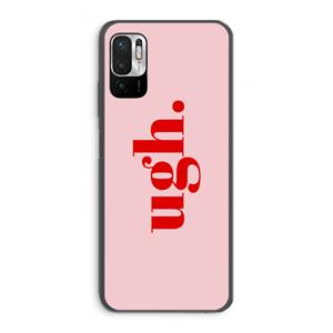CaseCompany Ugh: Xiaomi Redmi Note 10 5G Transparant Hoesje